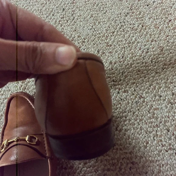 Gucci Brown Leather Horsebit Loafers